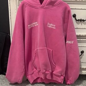 Vibrant Pink Hoodie